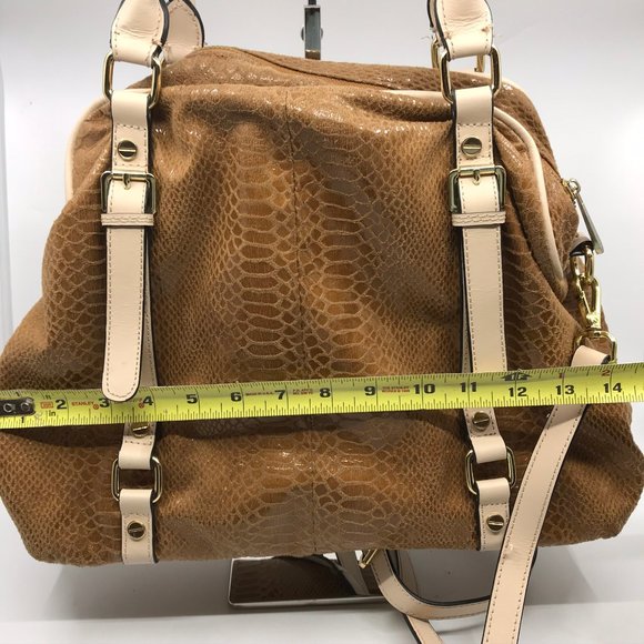 Michael Kors Snake Print Leather CrossBody Bag - Picture 2 of 10